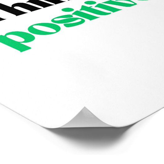 Positief Poster (Hoek)