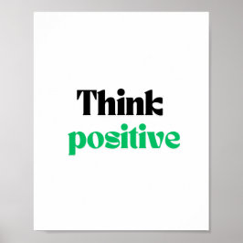 Positief Poster