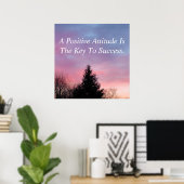 Positief Poster Inspirerend Poster (Thuiskantoor)