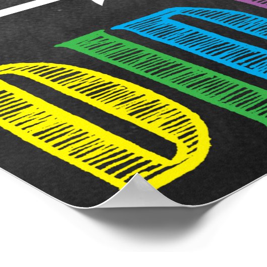 Positief Poster op het klaslokaal (Hoek)