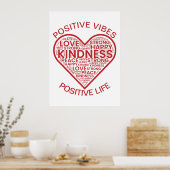 Positief Poster positieve levensverwachting (Keuken)