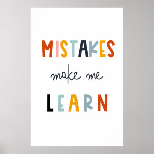Positief QUOTE-Poster Poster
