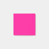 Positief roze eenvoudig 3" vierkant post-it® notes (Voorkant)