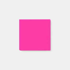 Positief roze eenvoudig 3" vierkant post-it® notes