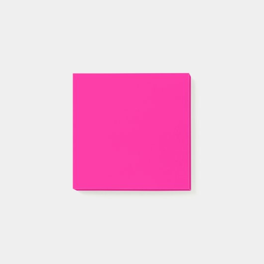 Positief roze eenvoudig 3" vierkant post-it® notes (Voorkant)
