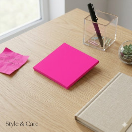 Positief Roze Eenvoudige 3" Vierkant Post-it® Notes