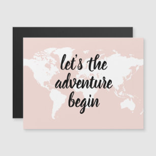 Positief roze laat het avontuur Wereldkaart beginn
