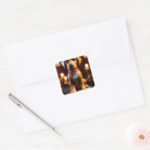 "Positief Schattig: Schattigee Sticker" Vierkante Sticker (Envelop)
