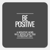 Positief Sticker blad zijn (Voorkant)