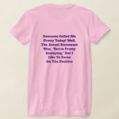 Positief T-shirt (Laag Achter)