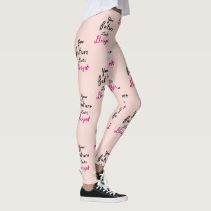 Positief toekomstig thema Citaat Hot Yoga Leggings