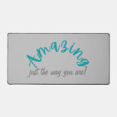 Positief verbazingwekkend precies zoals je bent bureaumat (Voorkant)