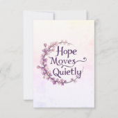 positief verheffend Wenskaart (Voorkant)