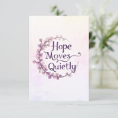 positief verheffend Wenskaart (Staand voorkant)