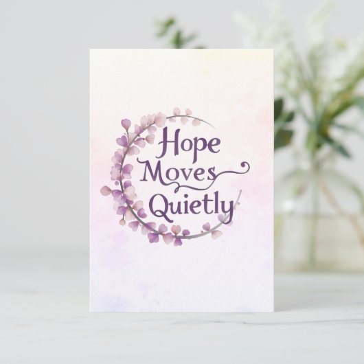 positief verheffend Wenskaart (Staand voorkant)