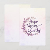 positief verheffend Wenskaart (Voorkant / Achterkant)