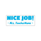Positief, vette "NICE JOB"! Educator Rubber Stamp Zelfinktende Stempel (Design)