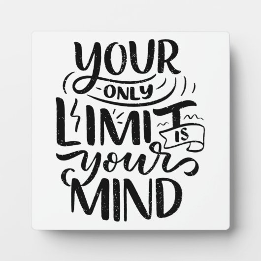 Positief Vibes - Your Only Limit is Your Mind Fotoplaat (Voorkant)