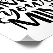 Positief Vibes - Your Only Limit is Your Mind Poster (Hoek)