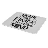 Positief Vibes - Your Only Limit is Your Mind Snijplank (Hoek)