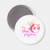 Positief voor bijen magneet (Voorkant / Achterkant)