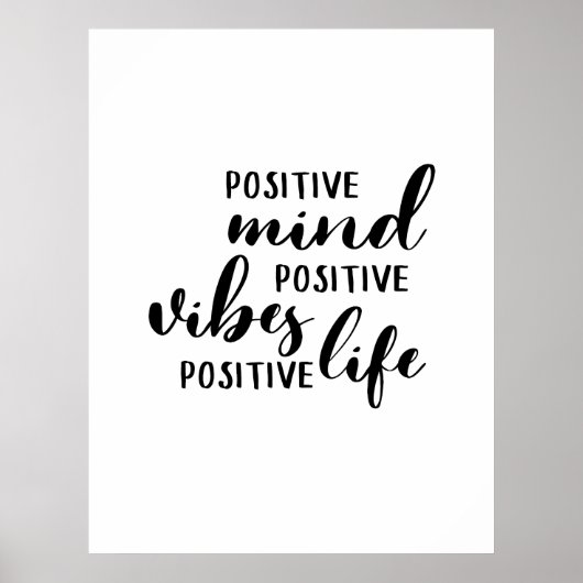 Positief voor de geest Positief Leven Poster (Voorkant)