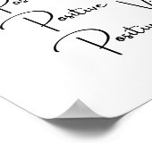 Positief voor de geest Positief Leven Poster (Hoek)