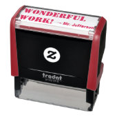 Positief "WONDERLIJK WERK!" Educator Rubber Stamp Zelfinktende Stempel (Product)