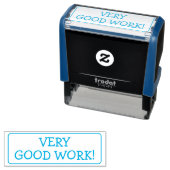 Positief "ZEER GOED WERK!" Teacher Rubber Stamp Zelfinktende Stempel (In situ)