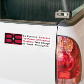 Positief zijn bumpersticker (Op Truck)