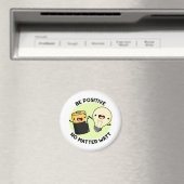 Positief zijn, geen probleem Watt Funny Science Pu Magneet (Insitu (Vaatwasser))