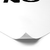 Positief zijn, geen probleem Watt Funny Science Pu Poster (Hoek)