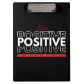 Positief zijn klembord (Voorkant)