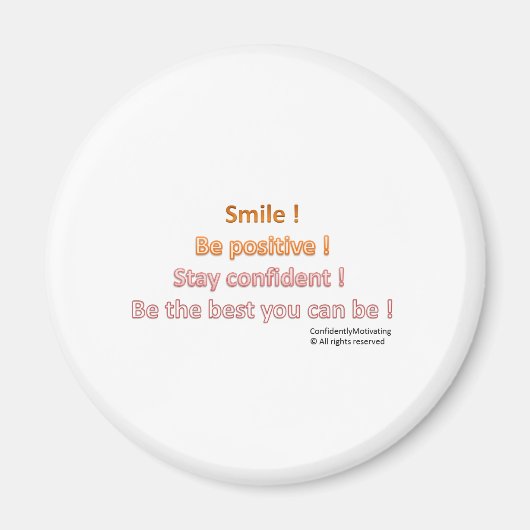 Positief zijn magneet (Voorkant)