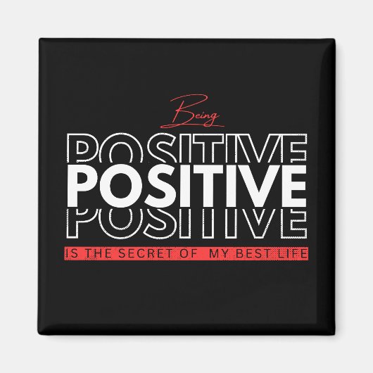 Positief zijn magneet (Voorkant)