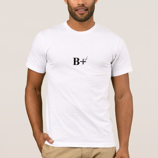 Positief zijn met Mannen t-shirt voor kruisjes - G (Voorkant)