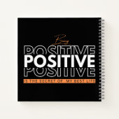 Positief zijn notitieboek (Achterkant)