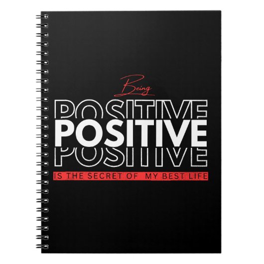 Positief zijn notitieboek (Voorkant)