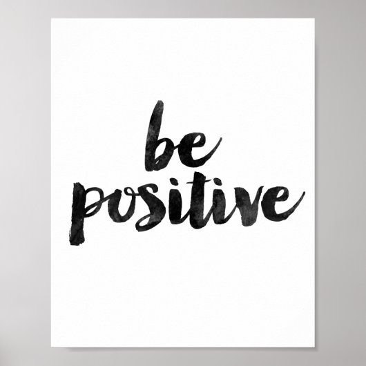 Positief zijn poster (Voorkant)
