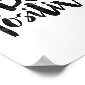 Positief zijn poster (Hoek)