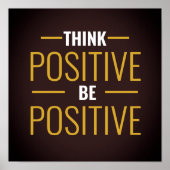 Positief zijn poster (Voorkant)