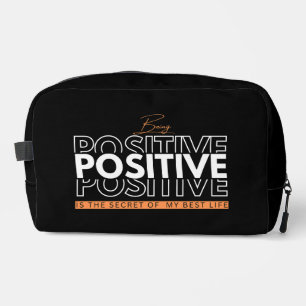 Positief zijn Print Cut Sew Bag Toilettasje