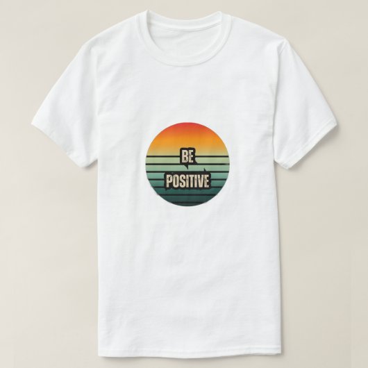 Positief zijn t-shirt (Design voorkant)
