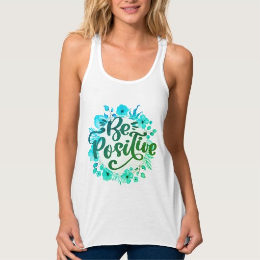 Positief zijn tanktop (Voorkant)