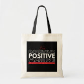 Positief zijn tote bag (Voorkant)