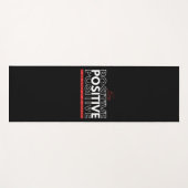 Positief zijn yogamat (Voorkant (horizontaal))