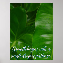 Positieve aanmoediging poster