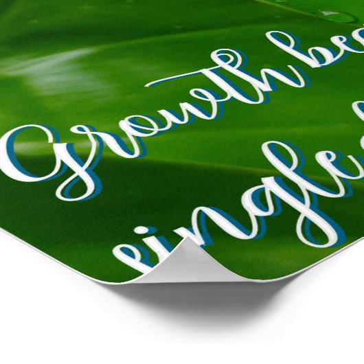 Positieve aanmoediging poster (Hoek)