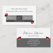 Positieve aanmoediging voor mentale gezondheidstra visitekaartje (Voorkant / Achterkant)