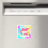 Positieve Abstracte Vibes Pastel Colors Magnet (Insitu (Vaatwasser))